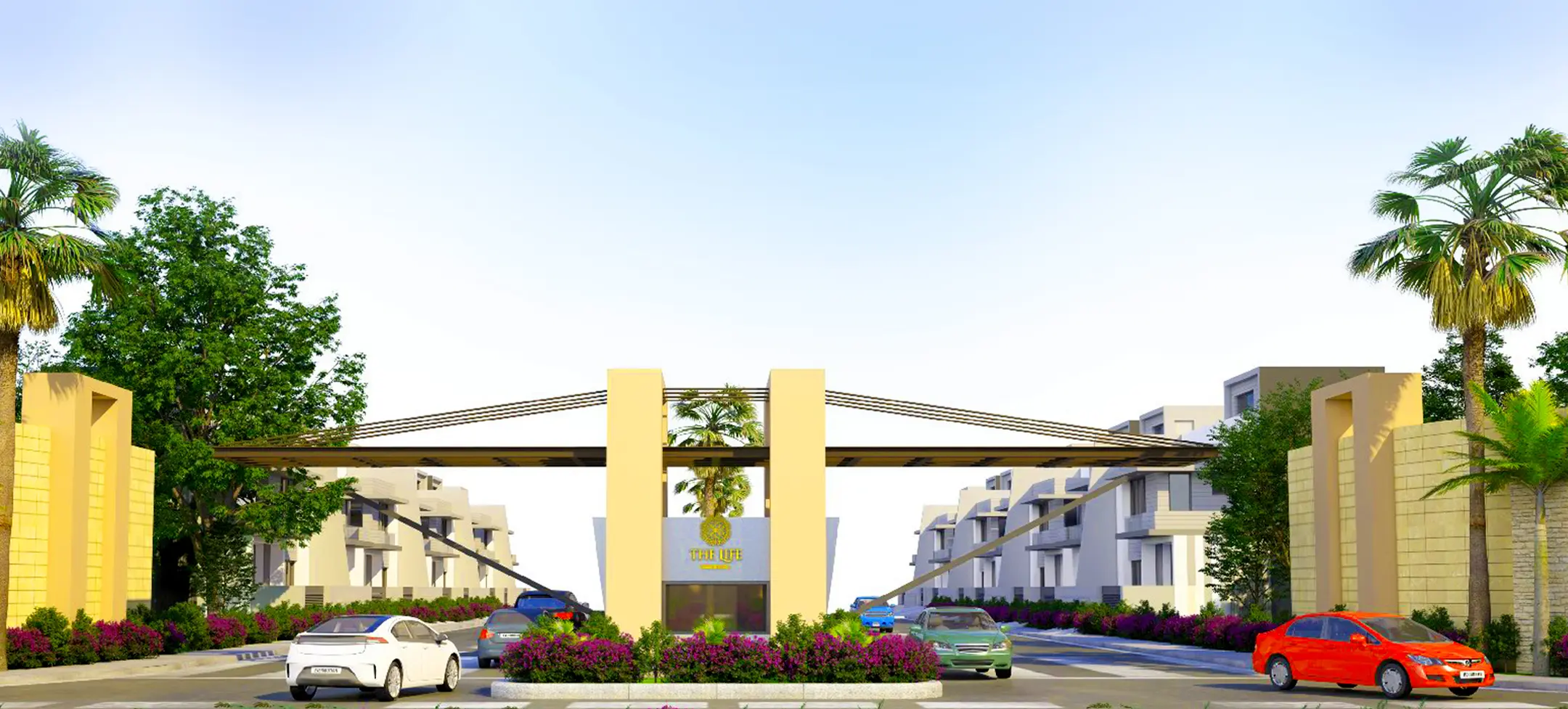 Spectacular Gated Society, surrounded by natural lakes.